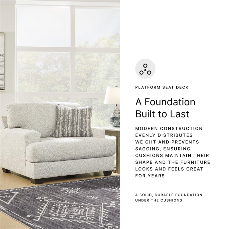 Signature Design by Ashley Brebryan Flannel Oversized Chair