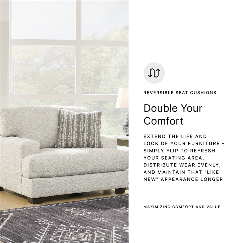 Signature Design by Ashley Brebryan Flannel Oversized Chair