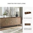 Signature Design by Ashley Dreggan Brown & Grayish Gold Accent Cabinet