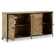 Signature Design by Ashley Camney Brown & Beige Accent Cabinet