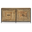 Signature Design by Ashley Camney Brown & Beige Accent Cabinet