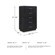 Ashley Furniture Rowanbeck Black Chest of Drawers