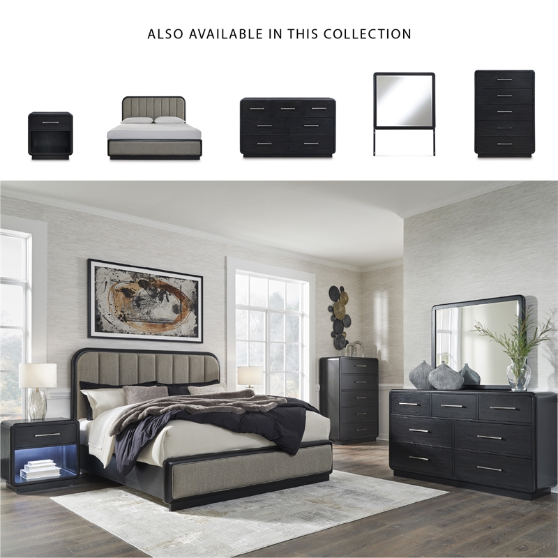 Ashley Furniture Rowanbeck Black Chest of Drawers