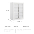Ashley Furniture Chalanna White Chest of Drawers