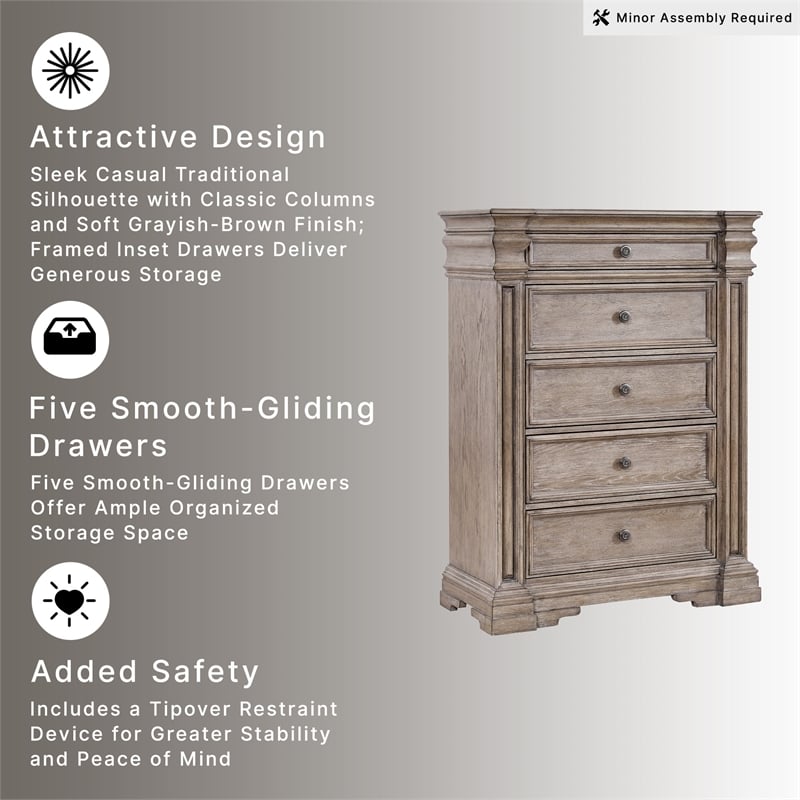 Ashley Furniture Blairhurst Light Brown Chest of Drawers