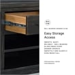 Signature Design by Ashley Galliden Black & Light Brown Dining Server