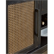 Signature Design by Ashley Galliden Black & Light Brown Dining Server