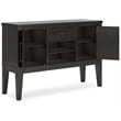 Signature Design by Ashley Galliden Black & Light Brown Dining Server
