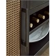 Signature Design by Ashley Galliden Black & Light Brown Dining Server