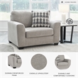 Signature Design by Ashley Avenal Park Flannel Oversized Chair