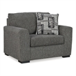 Signature Design by Ashley Gardiner Pewter Oversized Chair