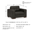 Signature Design by Ashley Luigi Thunder Oversized Chair