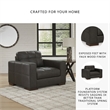 Signature Design by Ashley Luigi Thunder Oversized Chair