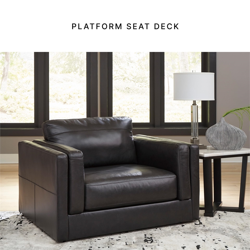 Signature Design by Ashley Amiata Onyx Oversized Chair