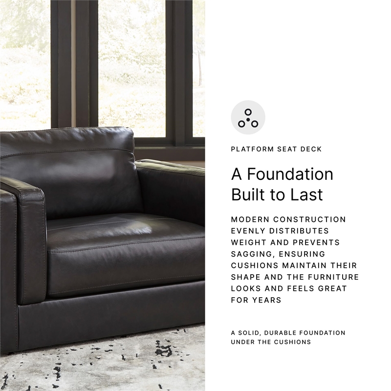 Signature Design by Ashley Amiata Onyx Oversized Chair