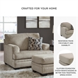 Signature Design by Ashley Stonemeade Taupe Oversized Chair