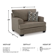 Signature Design by Ashley Stonemeade Nutmeg Oversized Chair
