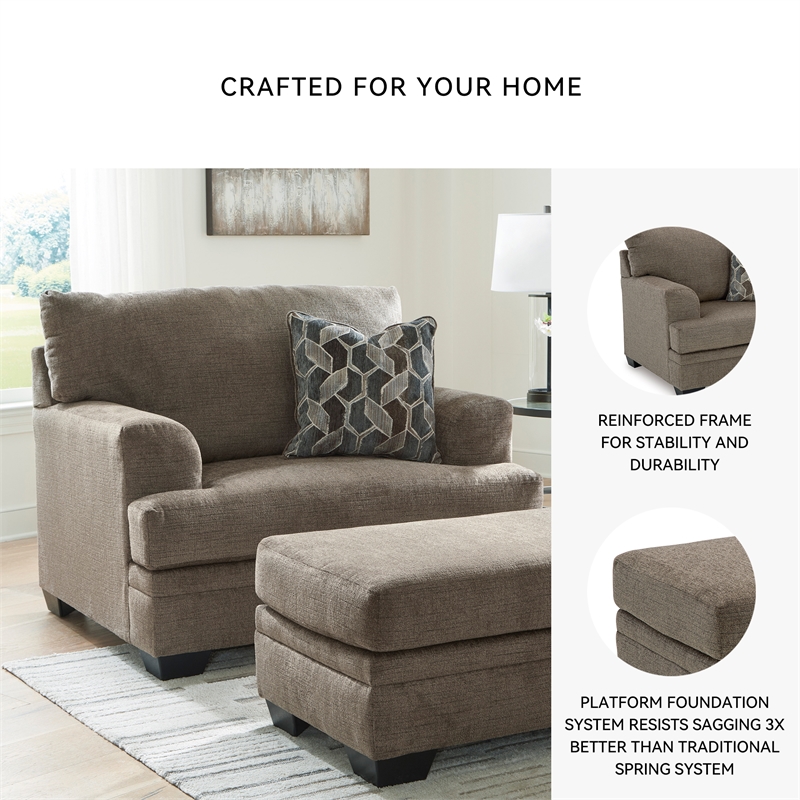 Signature Design by Ashley Stonemeade Nutmeg Oversized Chair