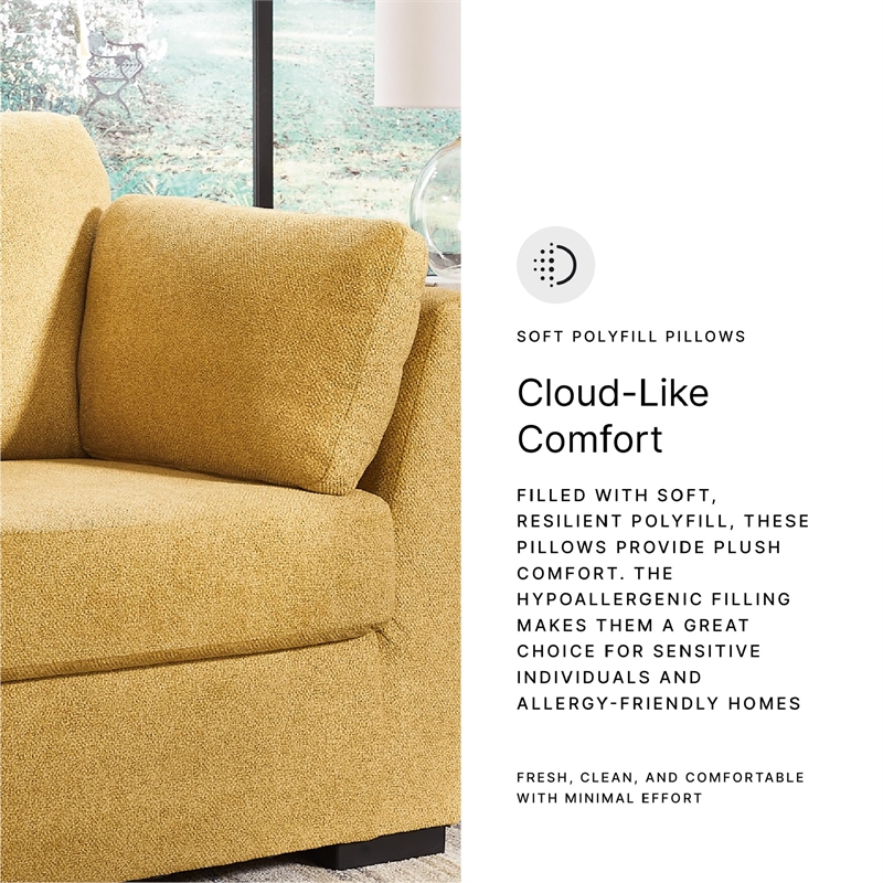 Signature Design by Ashley Keerwick Yellow Oversized Chair