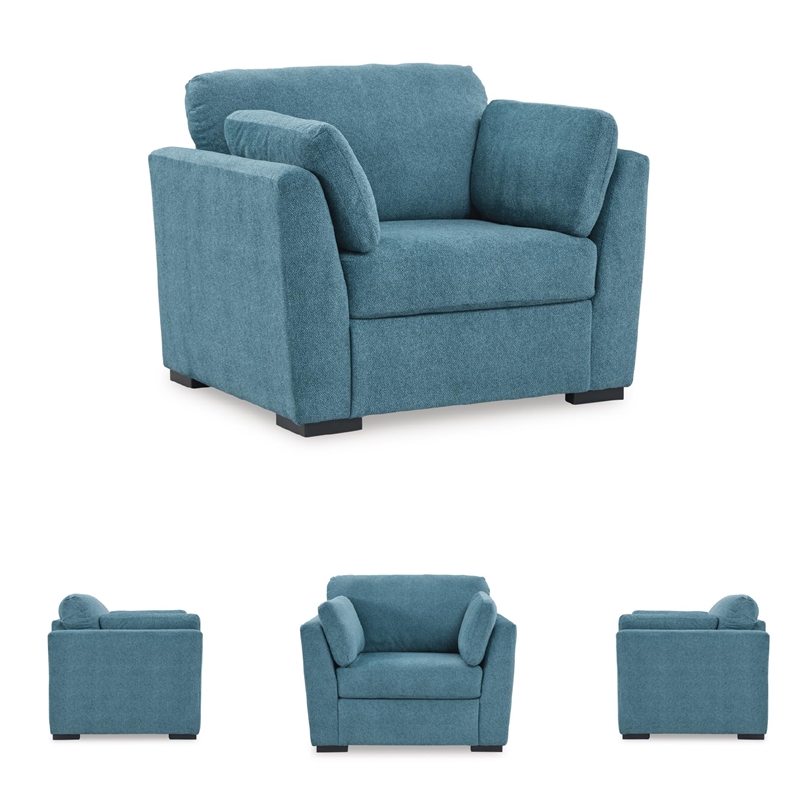 Signature Design by Ashley Keerwick Blue Oversized Chair