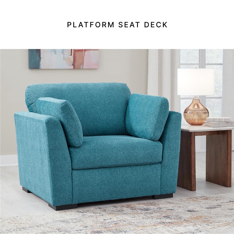 Signature Design by Ashley Keerwick Blue Oversized Chair