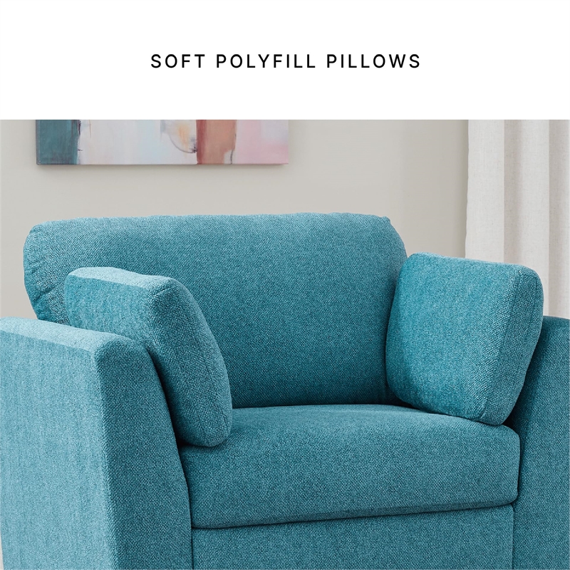 Signature Design by Ashley Keerwick Blue Oversized Chair