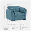 Signature Design by Ashley Keerwick Blue Oversized Chair