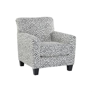 Signature Design by Ashley Hayesdale Black & Cream Accent Chair