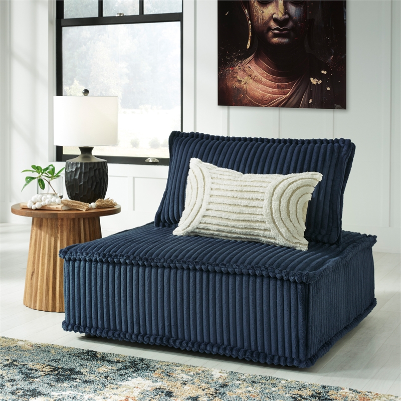 Signature Design by Ashley Bales Navy Accent Chair