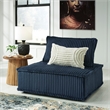 Signature Design by Ashley Bales Navy Accent Chair