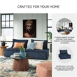 Signature Design by Ashley Bales Navy Accent Chair