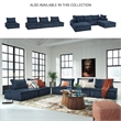 Signature Design by Ashley Bales Navy Accent Chair