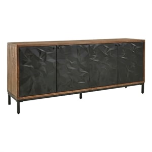 Signature Design by Ashley Dorannby Black & Brown Accent Cabinet