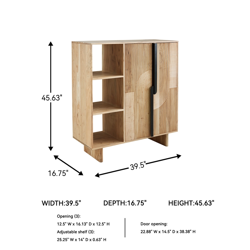 Signature Design by Ashley Kierwell Natural Accent Cabinet