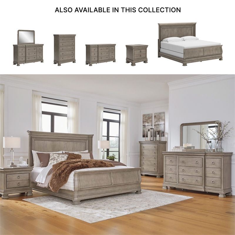 Ashley Furniture Lexorne Gray Dresser
