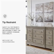Ashley Furniture Lexorne Gray Dresser