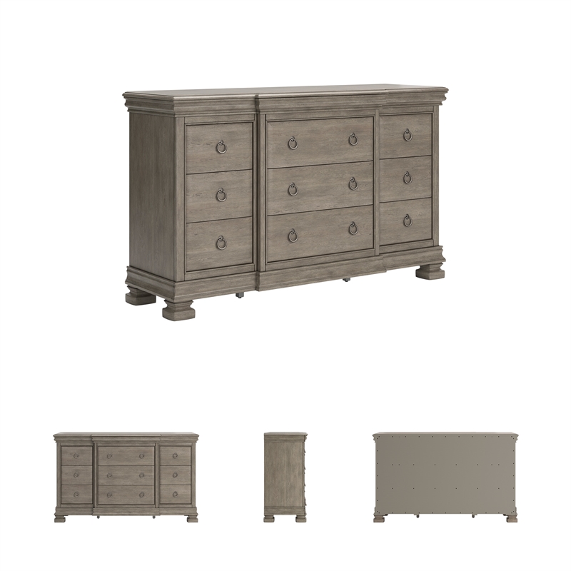 Ashley Furniture Lexorne Gray Dresser