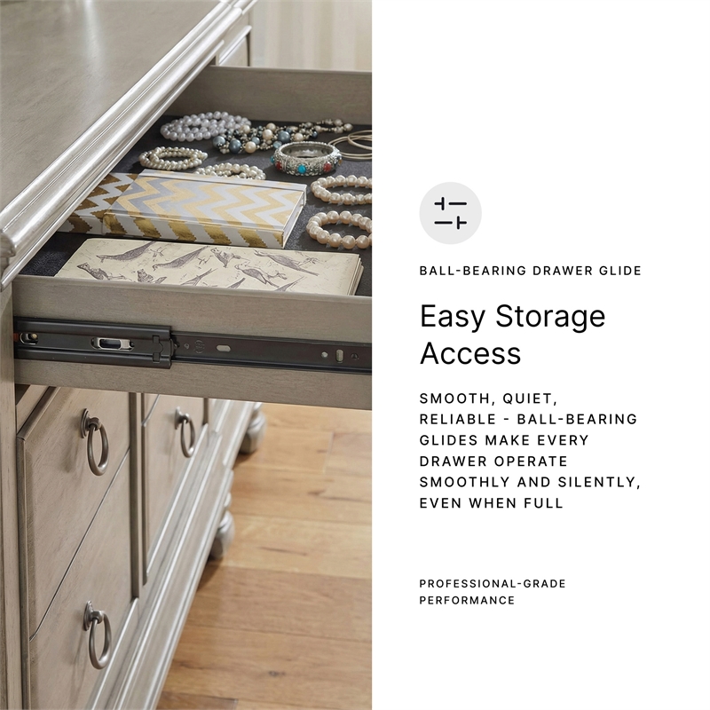Ashley Furniture Lexorne Gray Dresser