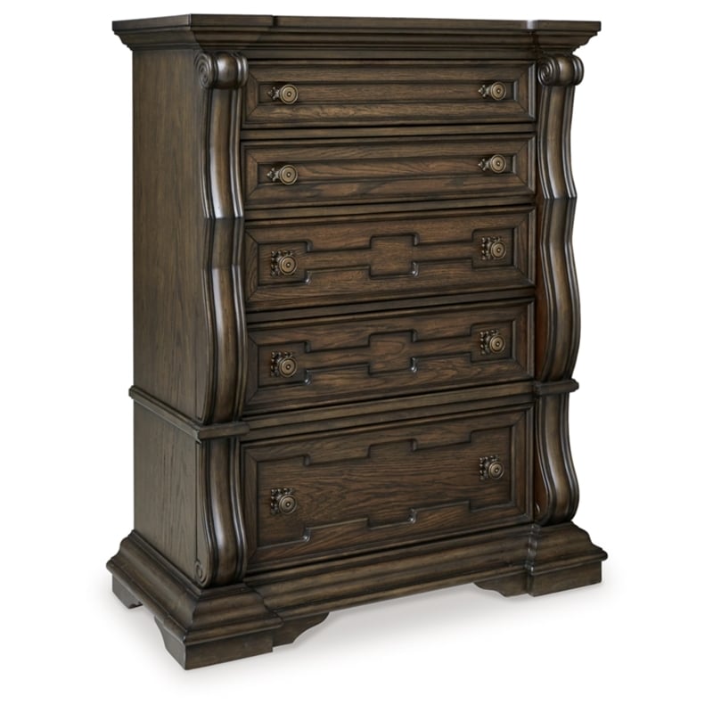 Ashley Furniture Maylee Brown Chest of Drawers