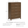 Ashley Furniture Cabalynn Light Brown Chest of Drawers