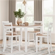 Ashley Furniture Gesthaven White Counter Height Dining Table Set - Set of 5