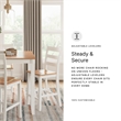 Ashley Furniture Gesthaven White Counter Height Dining Table Set - Set of 5