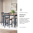 Ashley Furniture Gesthaven Blue Counter Height Dining Table Set - Set of 5