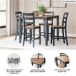 Ashley Furniture Gesthaven Blue Counter Height Dining Table Set - Set of 5