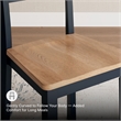 Signature Design by Ashley Gesthaven Natural & Blue Dining Table Set - Set of 6