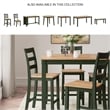 Ashley Furniture Gesthaven Green Counter Height Dining Table Set - Set of 5