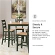 Ashley Furniture Gesthaven Green Counter Height Dining Table Set - Set of 5