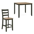 Ashley Furniture Gesthaven Green Counter Height Dining Table Set - Set of 5