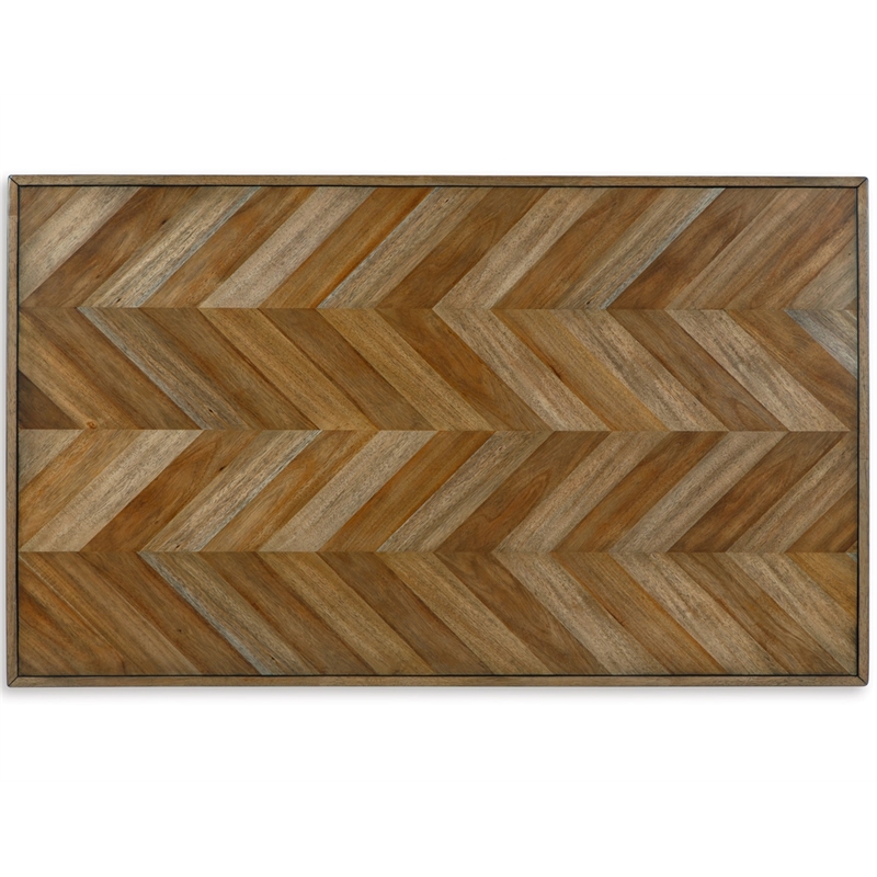 Ashley Furniture Blondon Brown & Black Dining Table and 6 Chairs - Set of 7