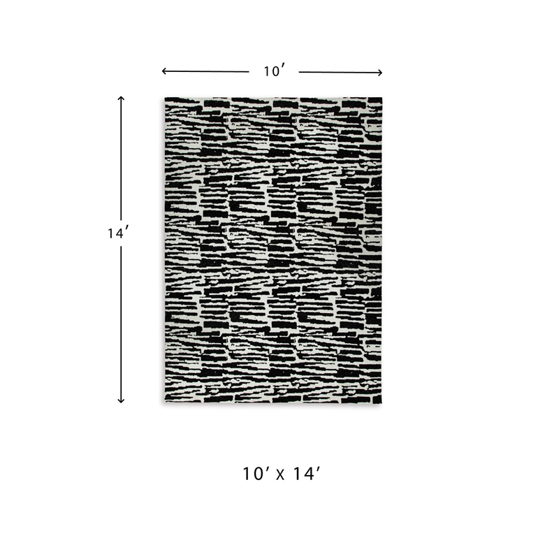 Signature Design by Ashley Bramshaw Black & Ivory Extra Large Rug